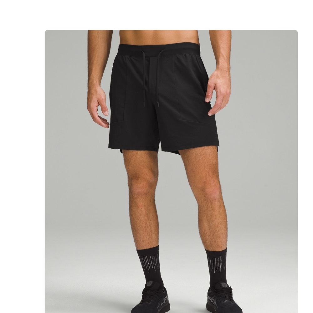 lululemon athletica Men's Black Athletic Shorts